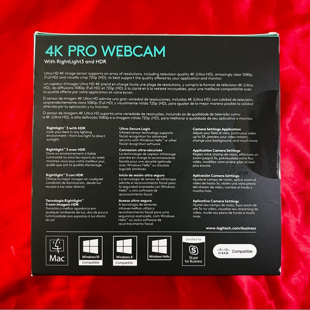 Logitech BRIO (Ultra HD) 4K Webcam - Picture 4 of 4